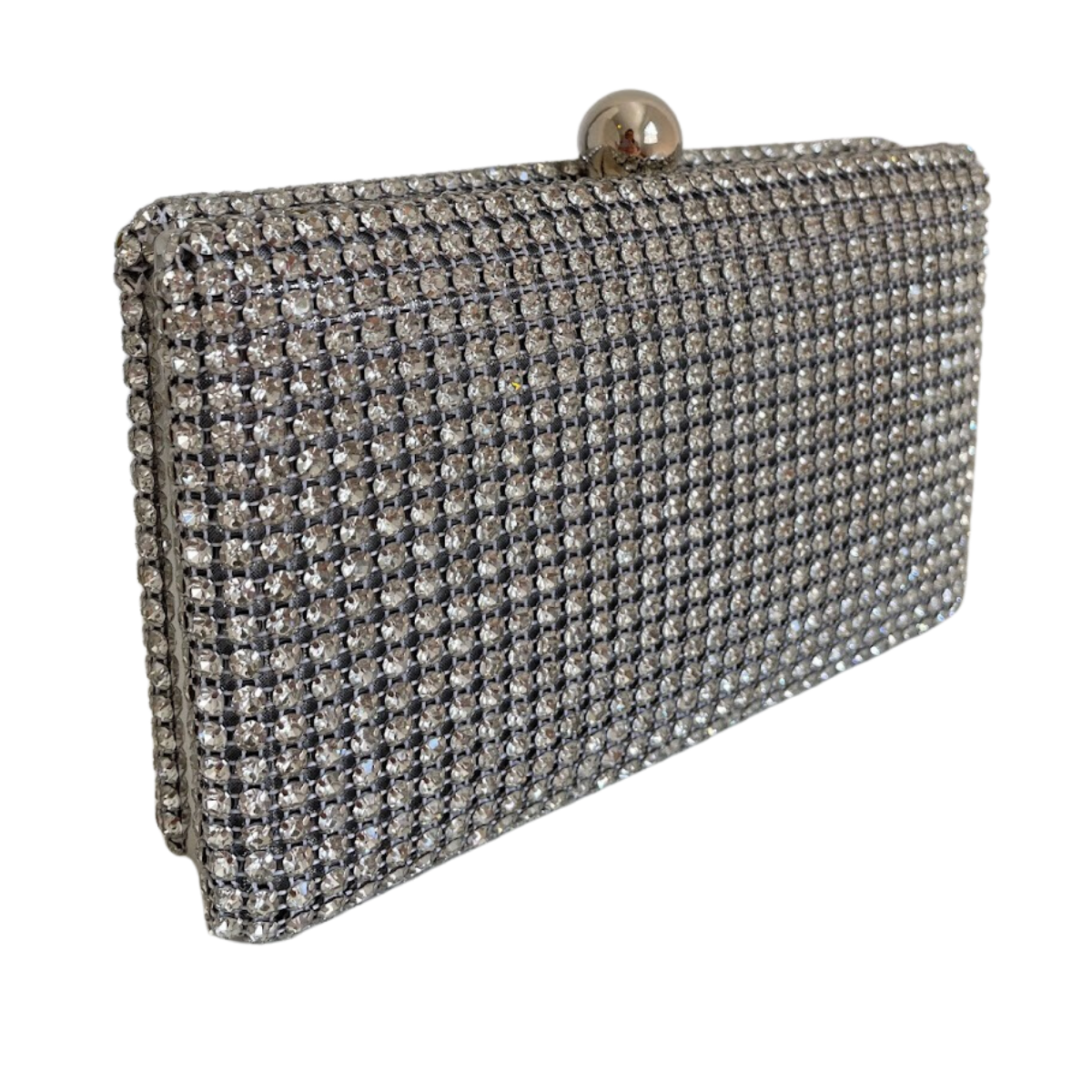 Bolsa de Festa Clutch Strass Prata - ReUse