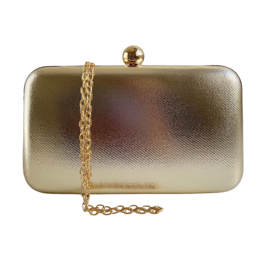 Bolsa de Festa Clutch Dourada