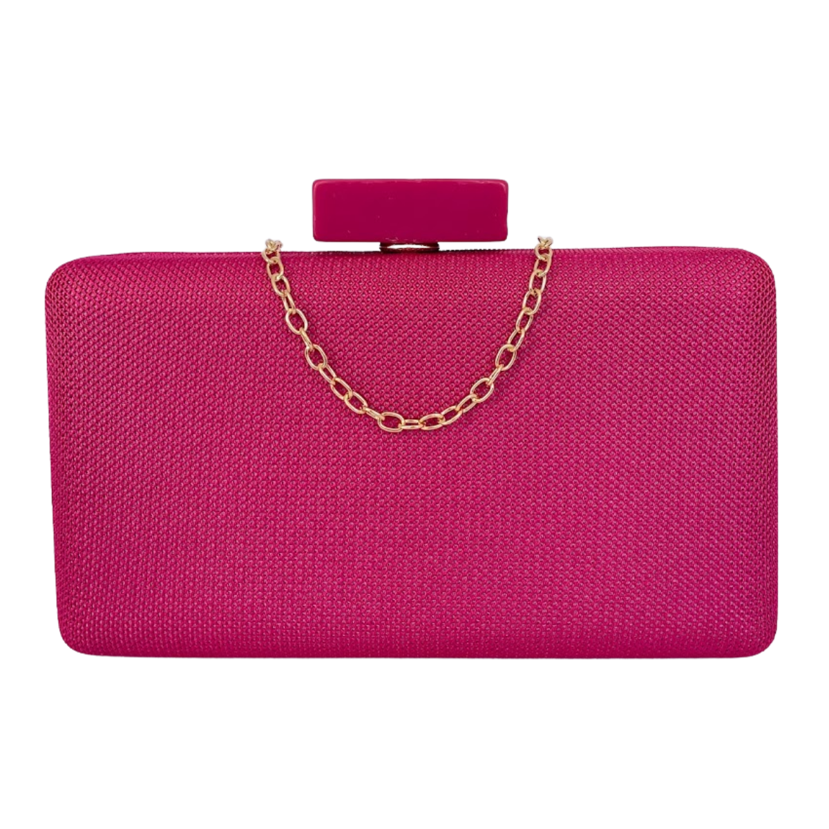 Bolsa de Festa Clutch Tecido Pink