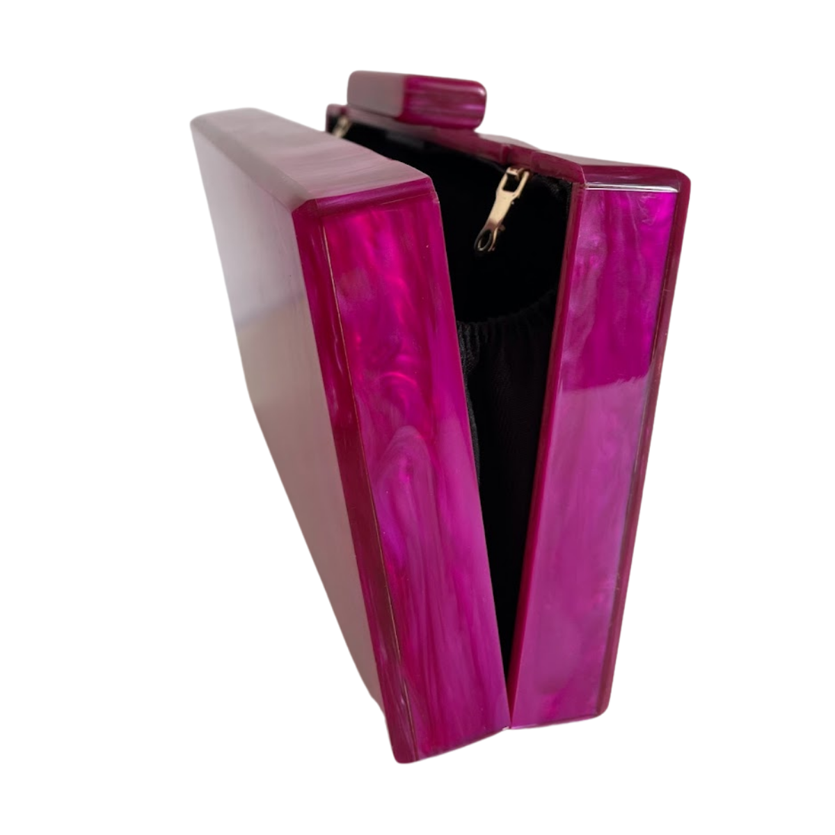 Bolsa de Festa Clutch Acrílico Fúcsia