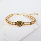 Colar Choker Gargantilha Dourado