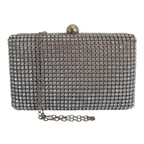 Bolsa de Festa Clutch Strass Prata - ReUse