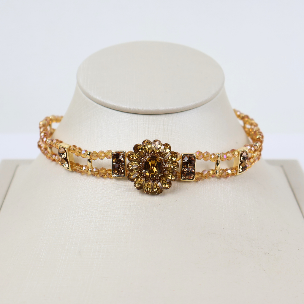 Colar Choker Gargantilha Dourado