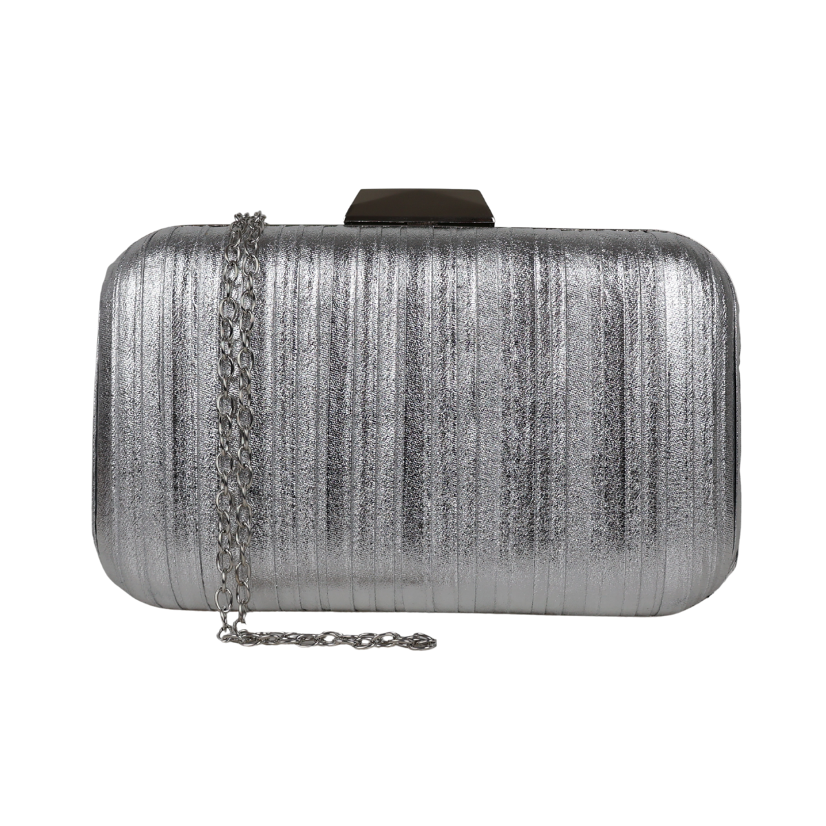 Bolsa Clutch Festa Prateada
