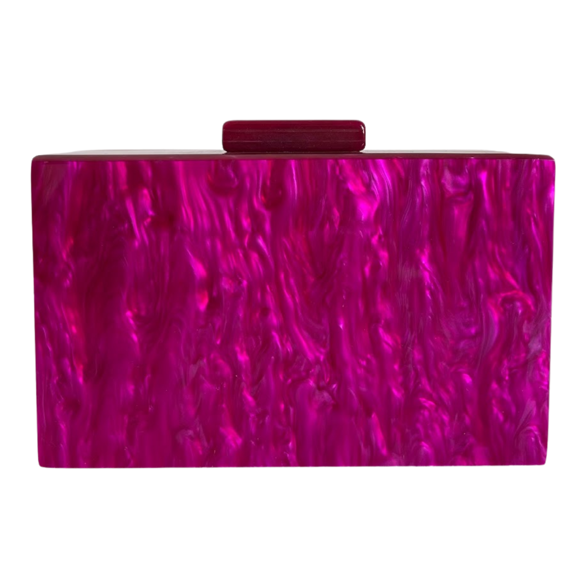 Bolsa de Festa Clutch Acrílico Fúcsia