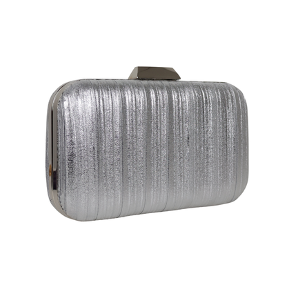 Bolsa Clutch Festa Prateada