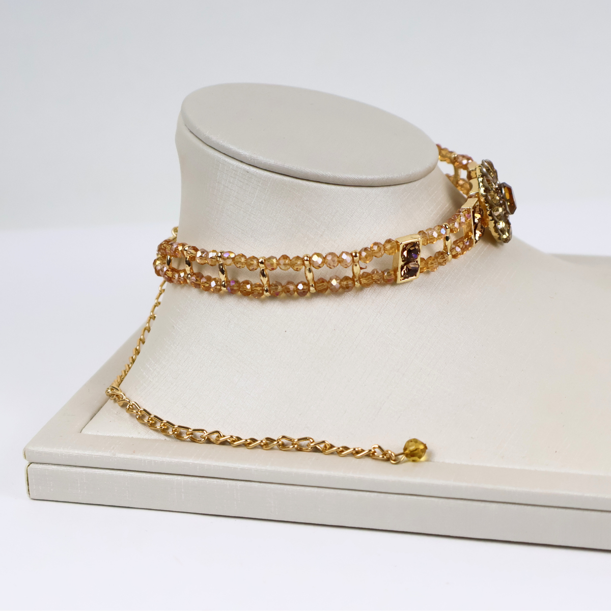 Colar Choker Gargantilha Dourado