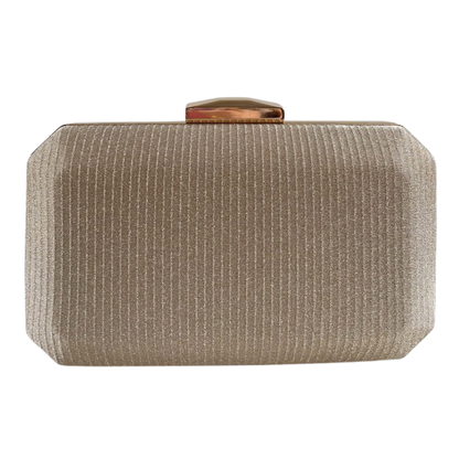 Bolsa de Festa Clutch Dourada Champagne