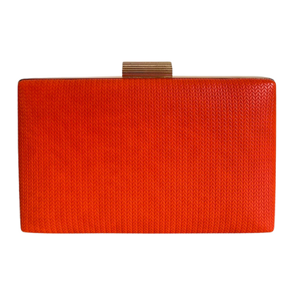 Bolsa Clutch Festa Vinil Laranja