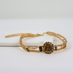 Colar Choker Gargantilha Dourado