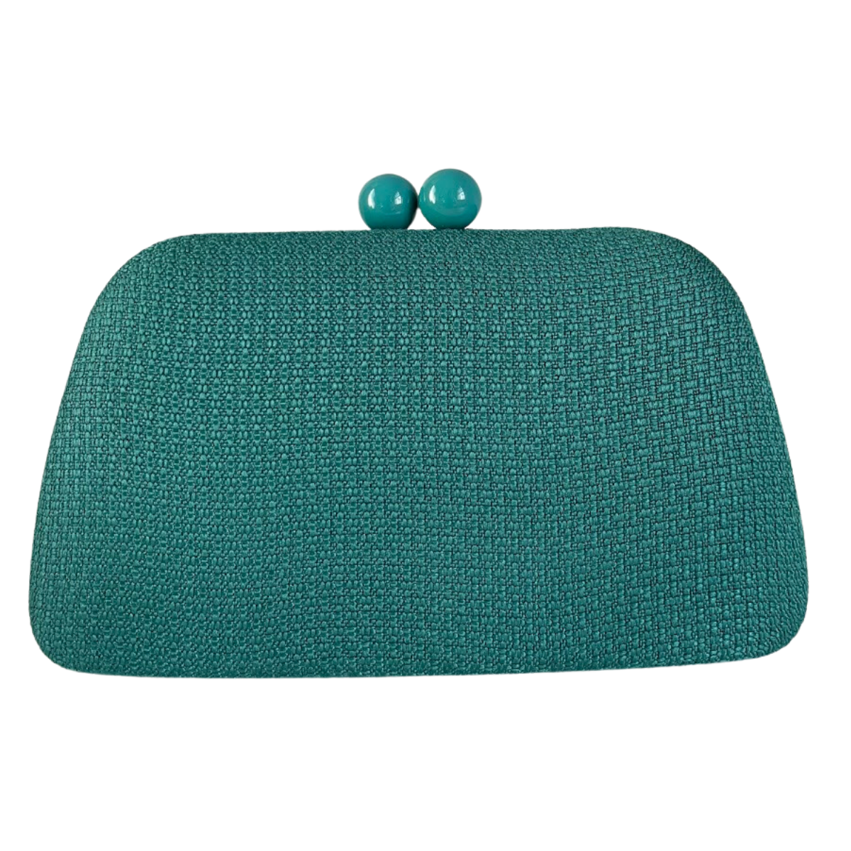 Bolsa Festa Clutch Tecido Azul Turquesa