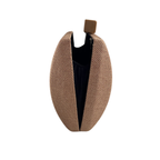 Bolsa Clutch Festa Tecido Mocha