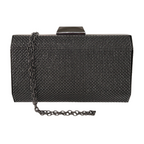 Bolsa de Festa Clutch Grade Metálica Grafite - ReUse