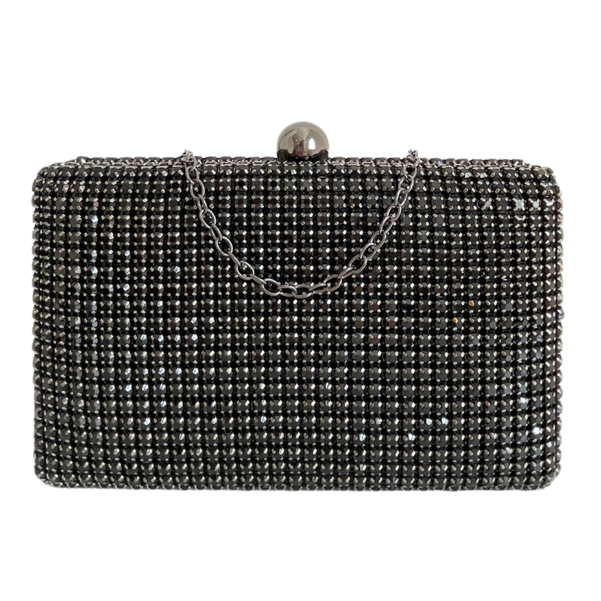 Bolsa de Festa Clutch Strass Preta