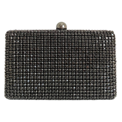 Bolsa de Festa Clutch Strass Preta