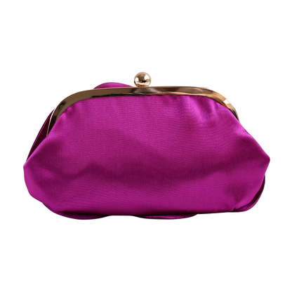 Bolsa Festa Clutch Flor Roxa