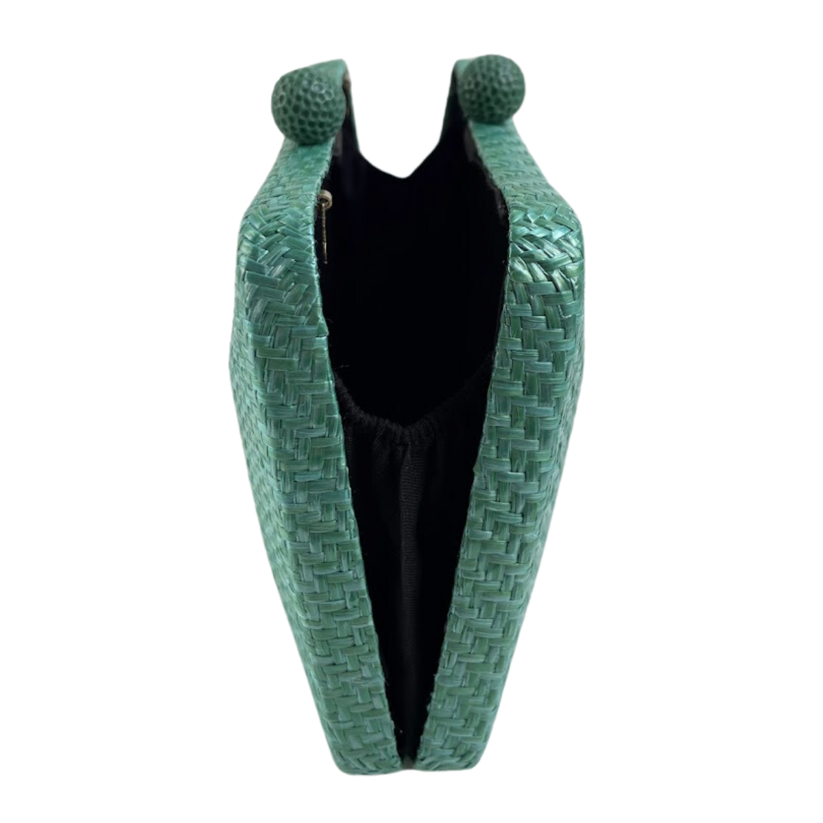 Bolsa Clutch Festa Palha Verde