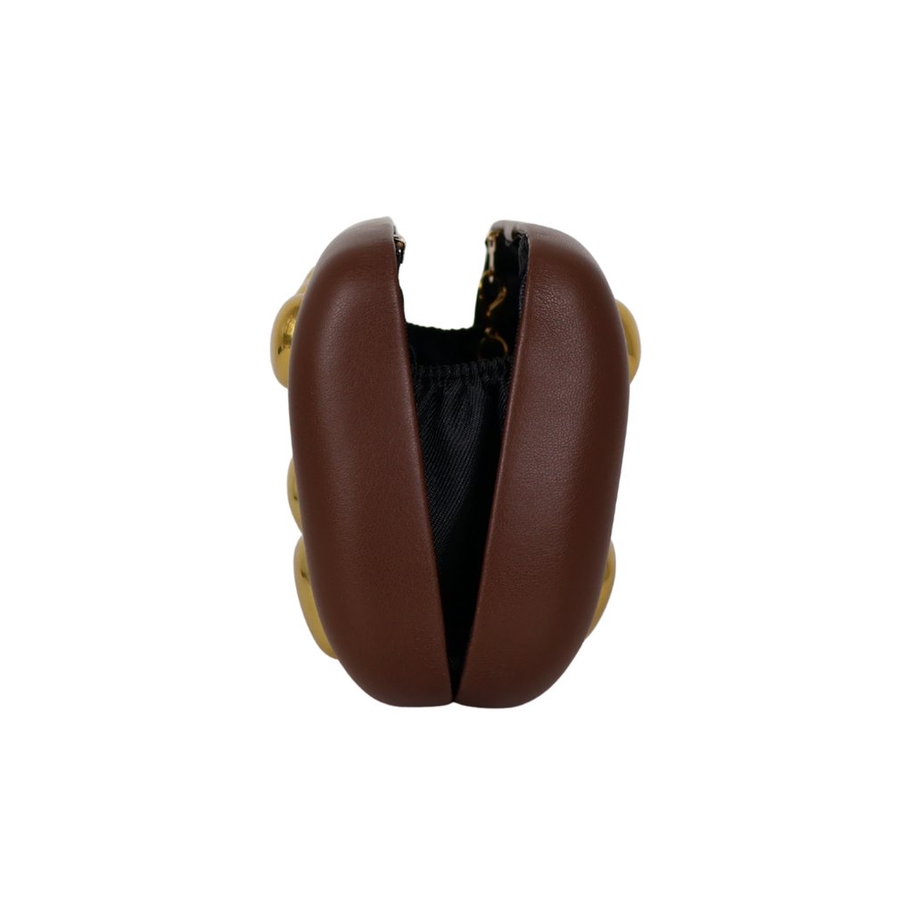 Bolsa Clutch Festa Courino Marrom - ReUse