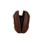Bolsa Clutch Festa Courino Marrom - ReUse