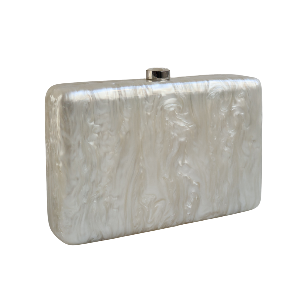 Bolsa Clutch Festa Acrílico Off White