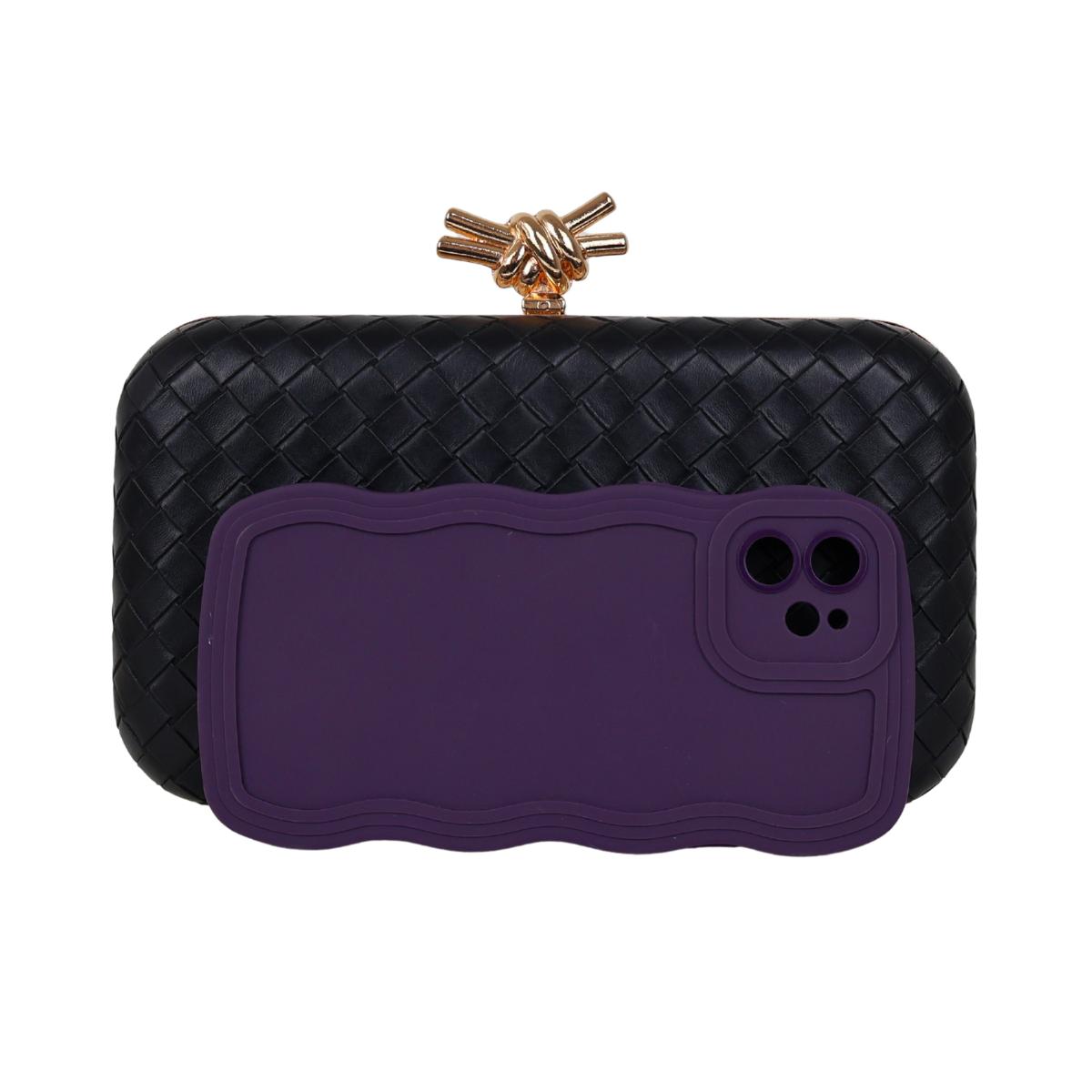 Bolsa Clutch Festa Tressê Preta