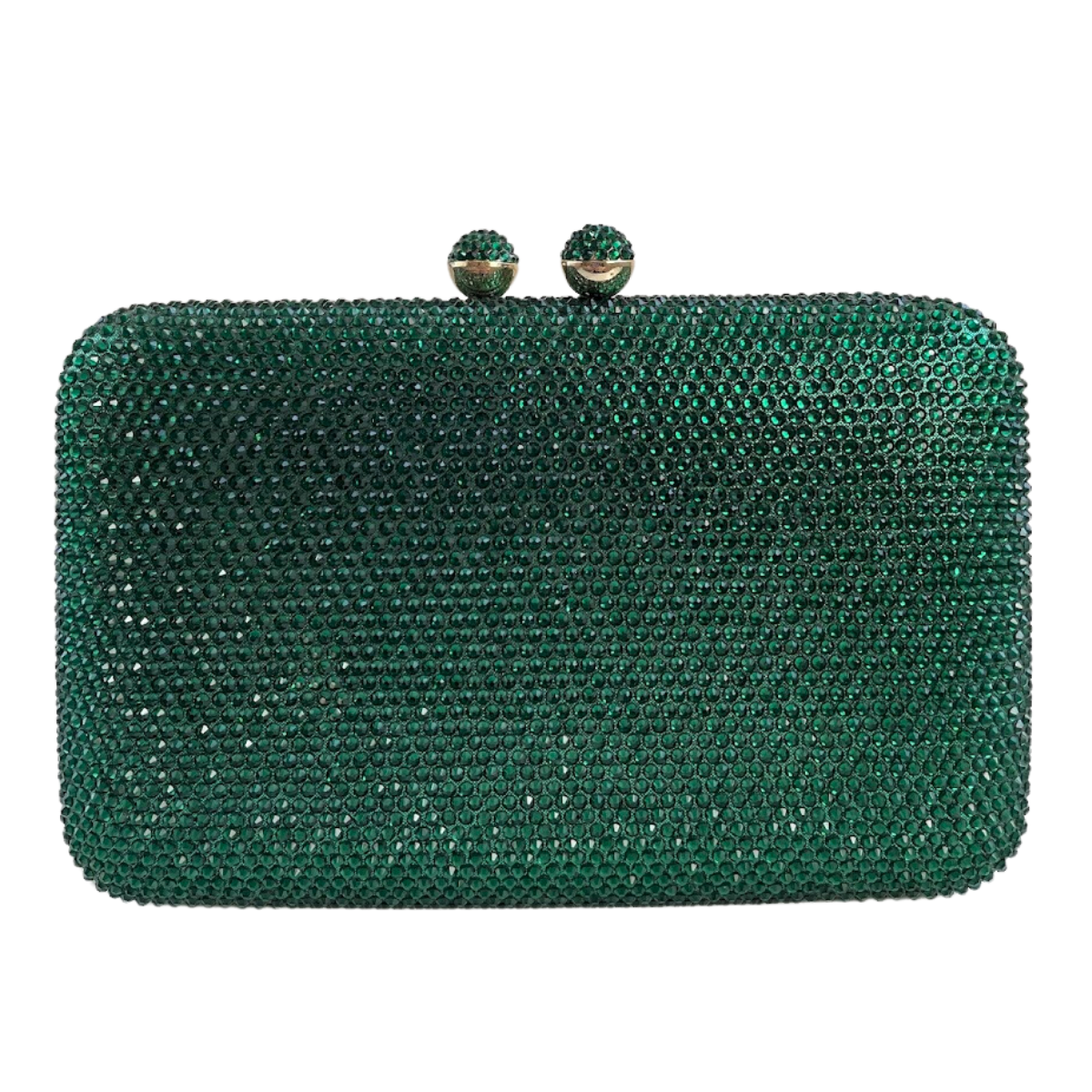 Bolsa Festa Clutch Pedraria Strass Verde Esmeralda