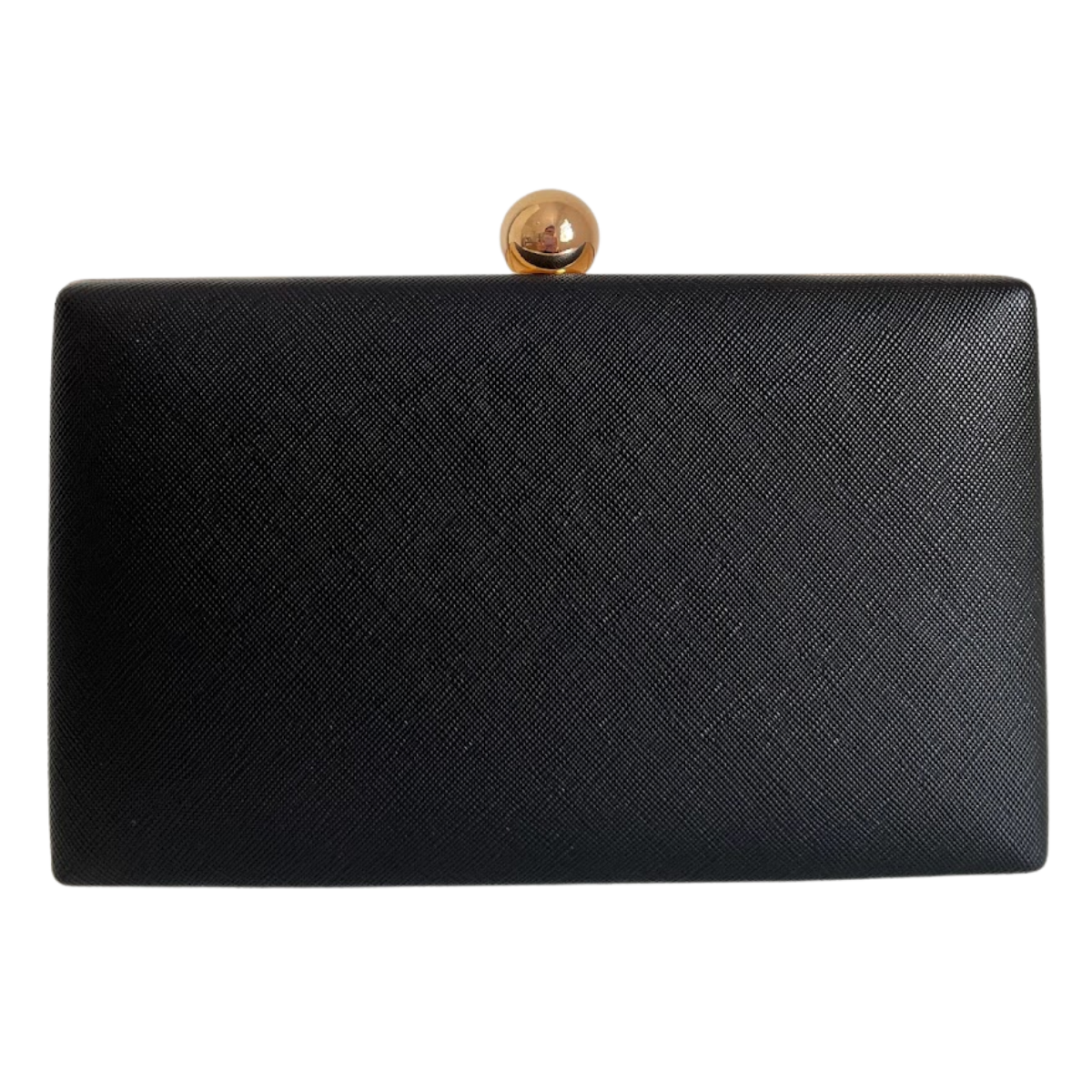 Bolsa de Festa Clutch Vinil Preta