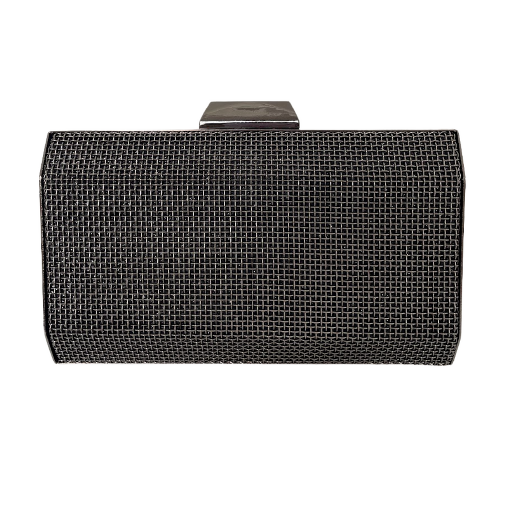 Bolsa de Festa Clutch Grade Metálica Grafite - ReUse
