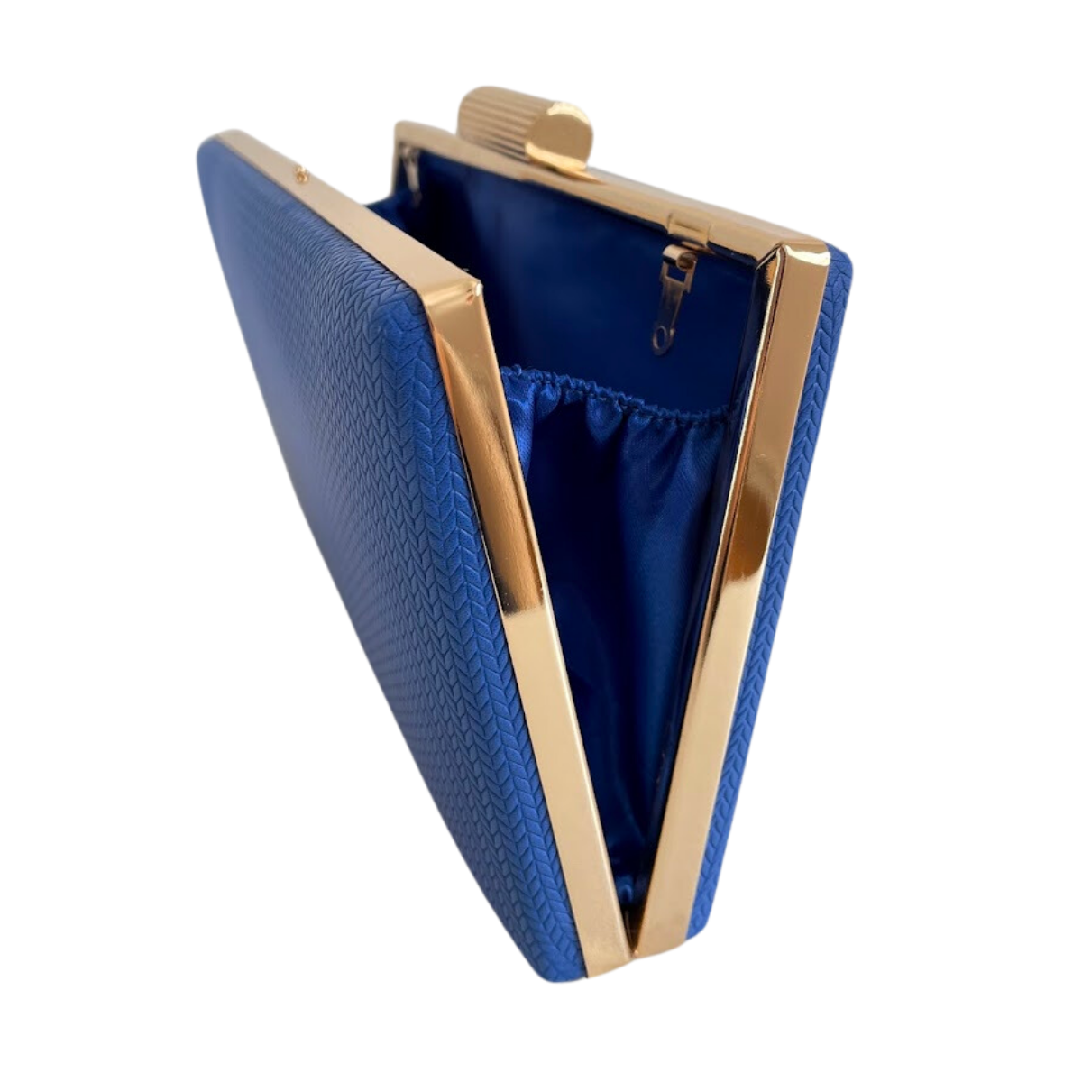 Bolsa Clutch Festa Vinil Azul Royal