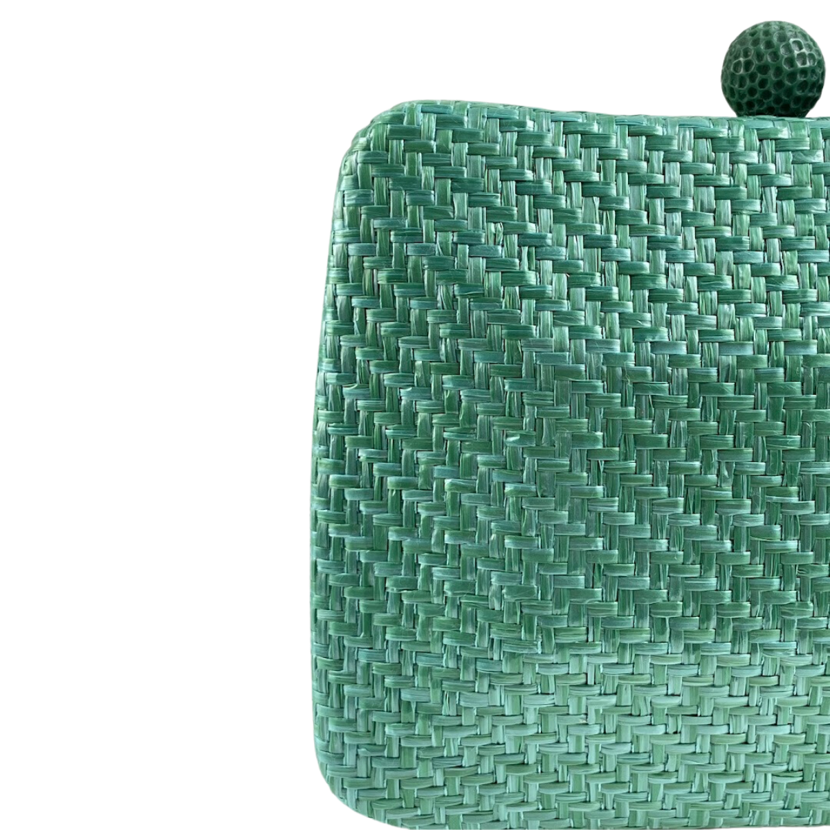 Bolsa Clutch Festa Palha Verde