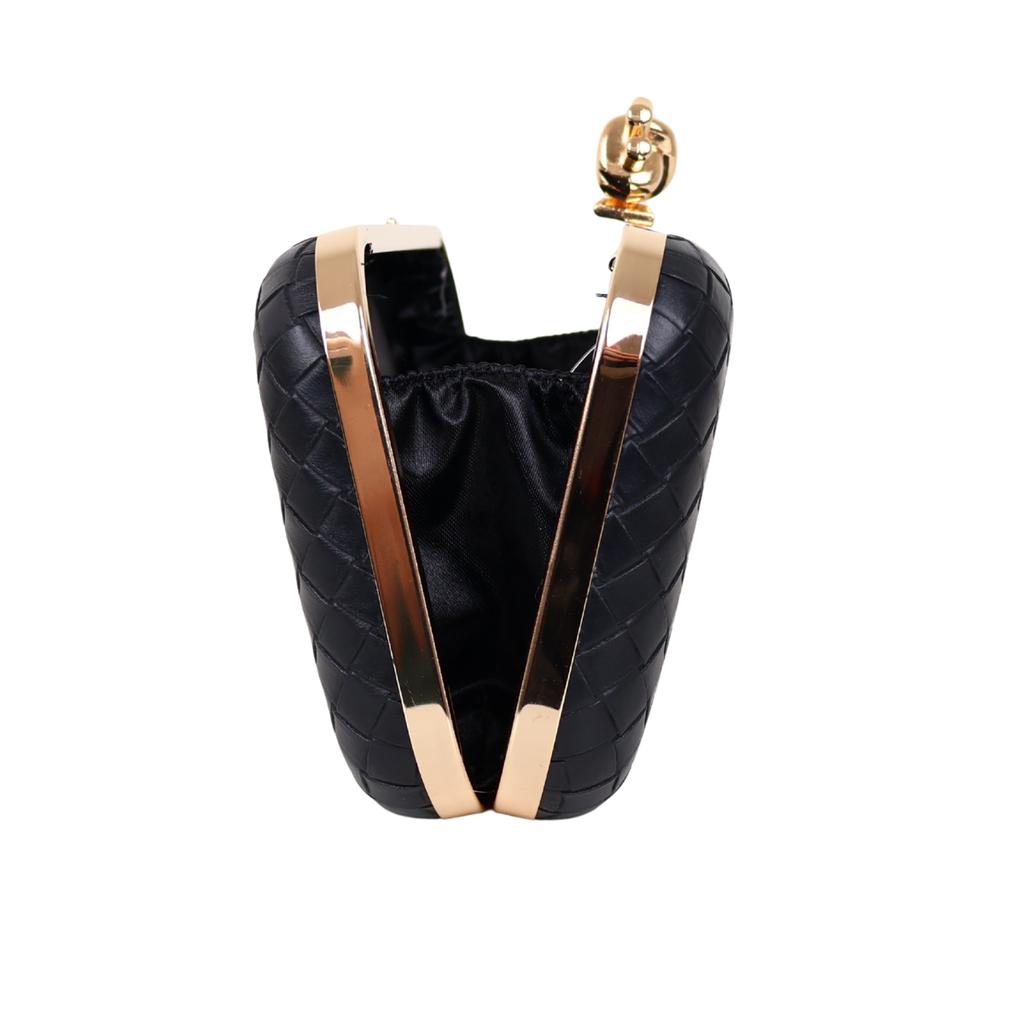 Bolsa Clutch Festa Tressê Preta - ReUse
