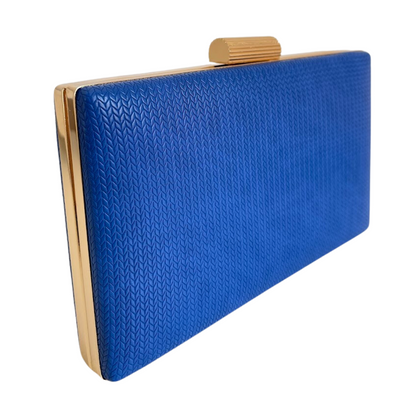 Bolsa Clutch Festa Vinil Azul Royal