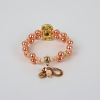 Bracelete Champagne e Rosê