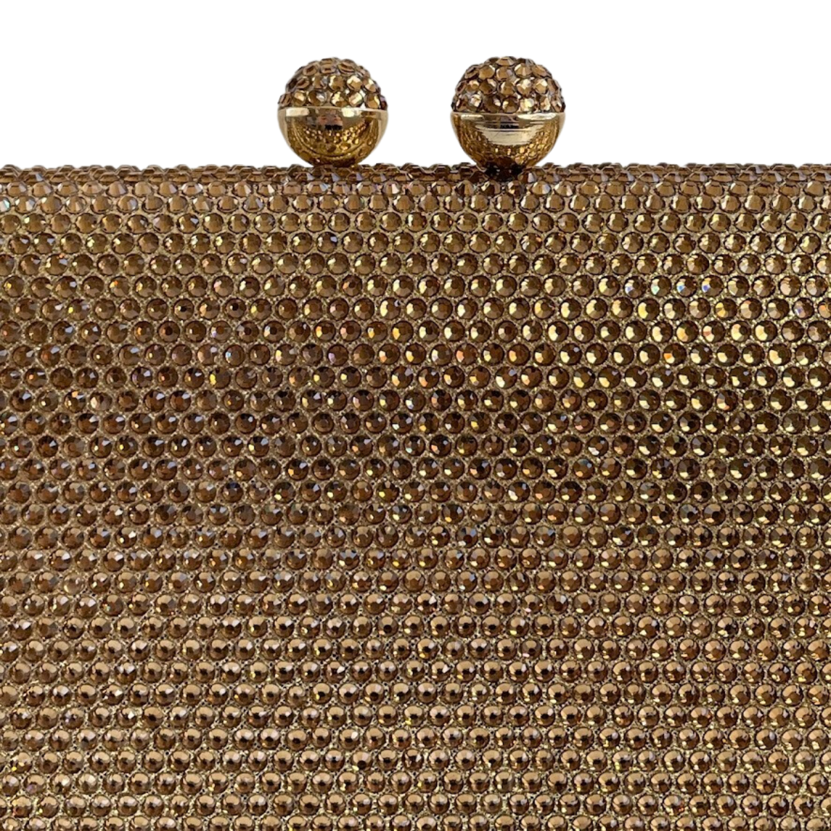 Bolsa Festa Clutch Pedraria Strass Dourada