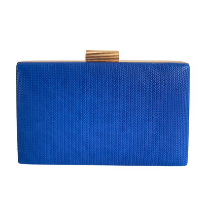 Bolsa Clutch Festa Vinil Azul Royal