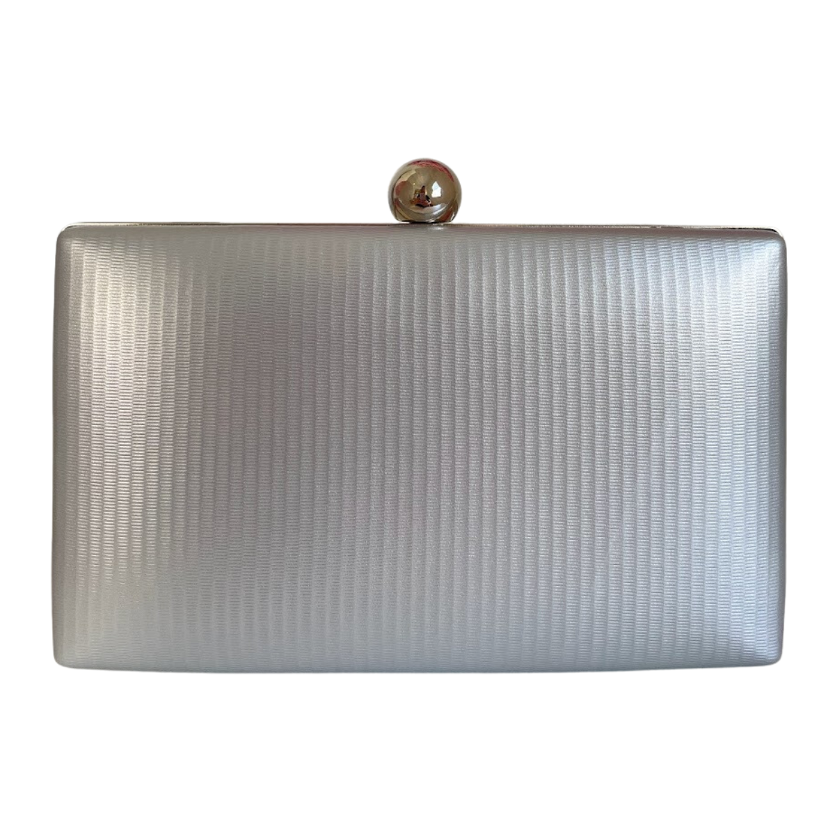 Bolsa de Festa Clutch Vinil Prata