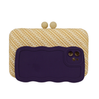 Bolsa Clutch Festa Palha Bege