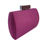 Bolsa Clutch Festa Tecido Fúcsia - ReUse