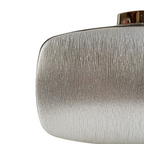 Bolsa de Festa Clutch Brilho Prata