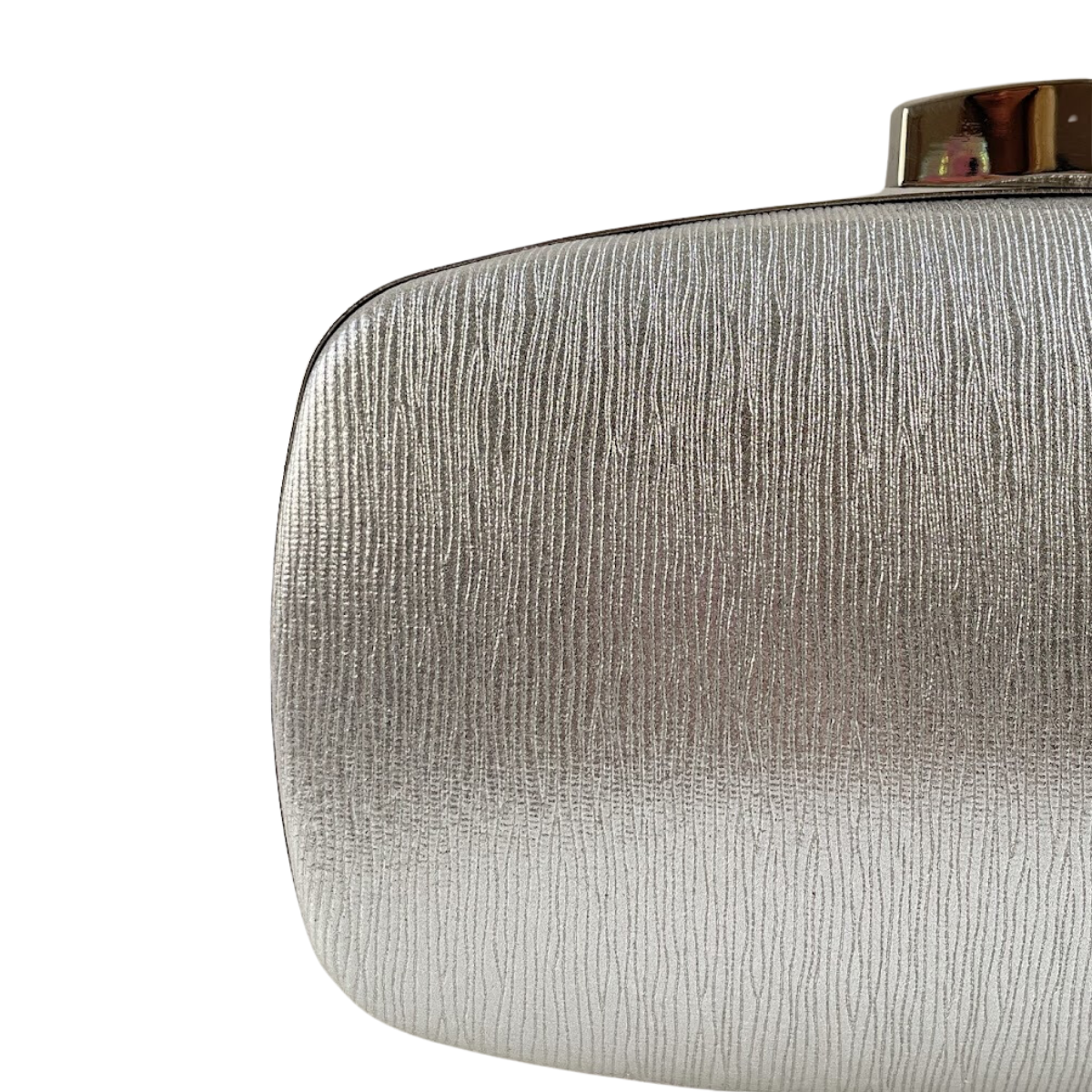 Bolsa de Festa Clutch Brilho Prata