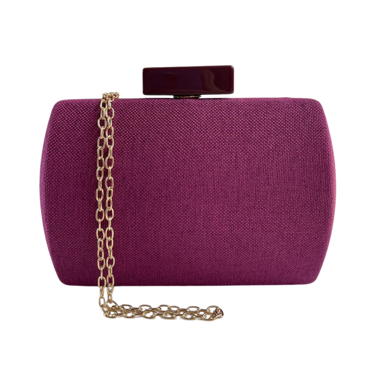 Bolsa Clutch Festa Tecido Fúcsia - ReUse