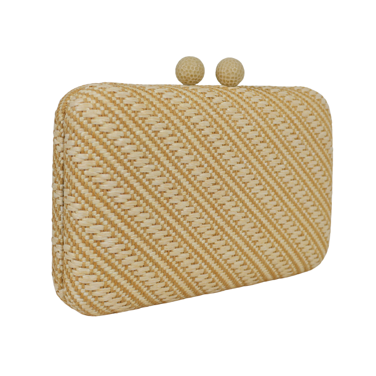 Bolsa Clutch Festa Palha Bege