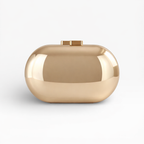 Bolsa de Festa Clutch Metalizada Dourada