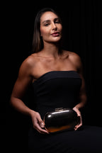 Bolsa de Festa Clutch Metalizada Dourada