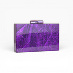 Bolsa de Festa Clutch Acrílico Roxa