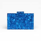 Bolsa de Festa Clutch Acrílico Azul