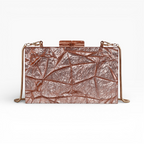 Bolsa de Festa Clutch Acrílico Champagne