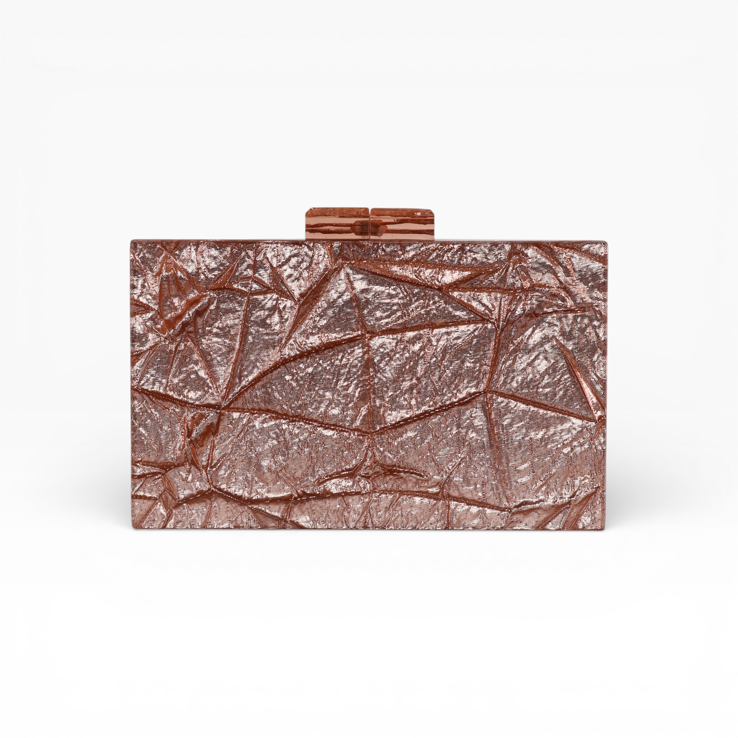 Bolsa de Festa Clutch Acrílico Champagne