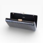 Bolsa de Festa Clutch Acrílico Perolada Preta