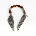 Alça de Mão - Lenço Preto e Branco